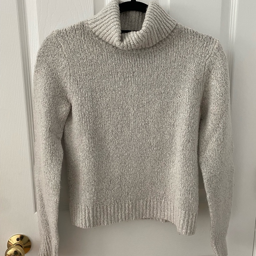 Brandy Melville light gray turtleneck sweater
